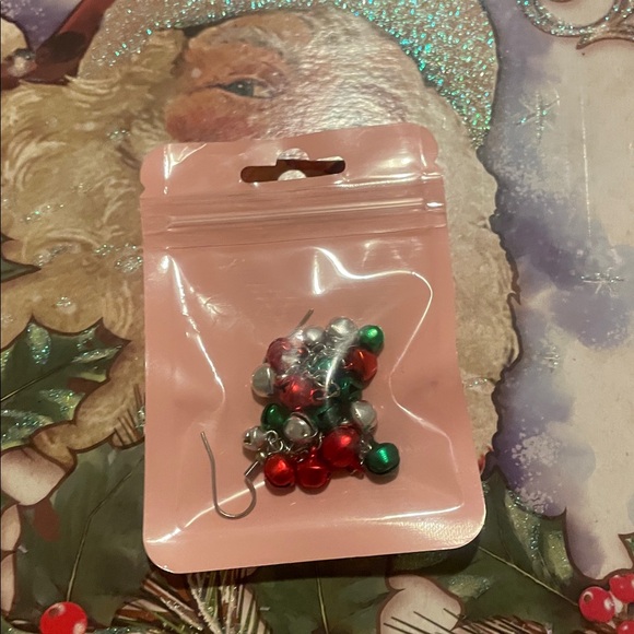 Christmas Earrings, - Picture 2 of 4